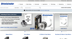 Desktop Screenshot of orientalmotor.com