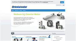 Desktop Screenshot of orientalmotor.nl
