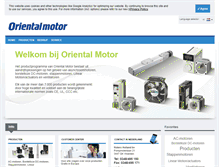 Tablet Screenshot of orientalmotor.nl
